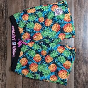 Dixxon Board shorts Size 42 In Tropical Pineapple 🍍 😉 All Over Print